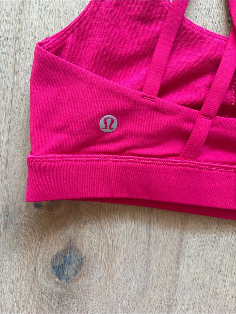 GUC energy bra calypso pink size 4 lululemon - Picture 5 of 15